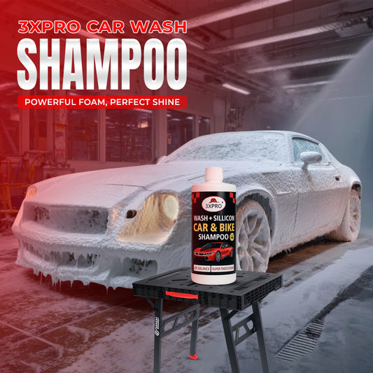 3XPRO Car wash Shampoo | High Foam for Deep Cleaning | Remove Tough Dirt |