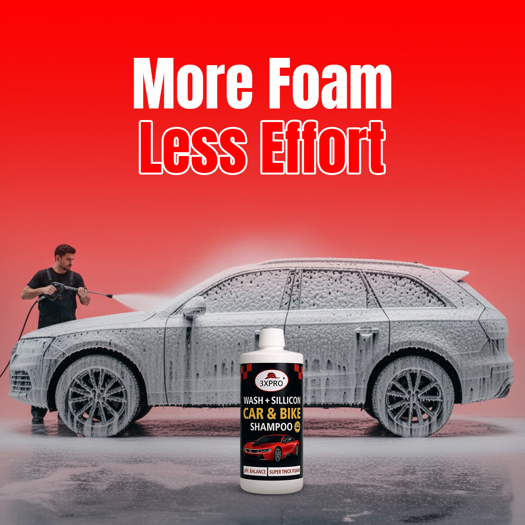 3XPRO Car wash Shampoo | High Foam for Deep Cleaning | Remove Tough Dirt |