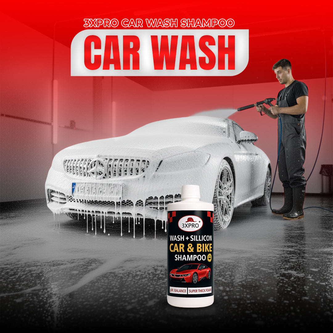 3XPRO Car wash Shampoo | High Foam for Deep Cleaning | Remove Tough Dirt |