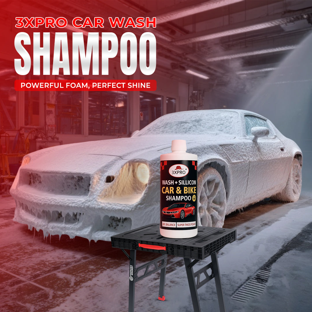 3XPRO Car wash Shampoo | High Foam for Deep Cleaning | Remove Tough Dirt |
