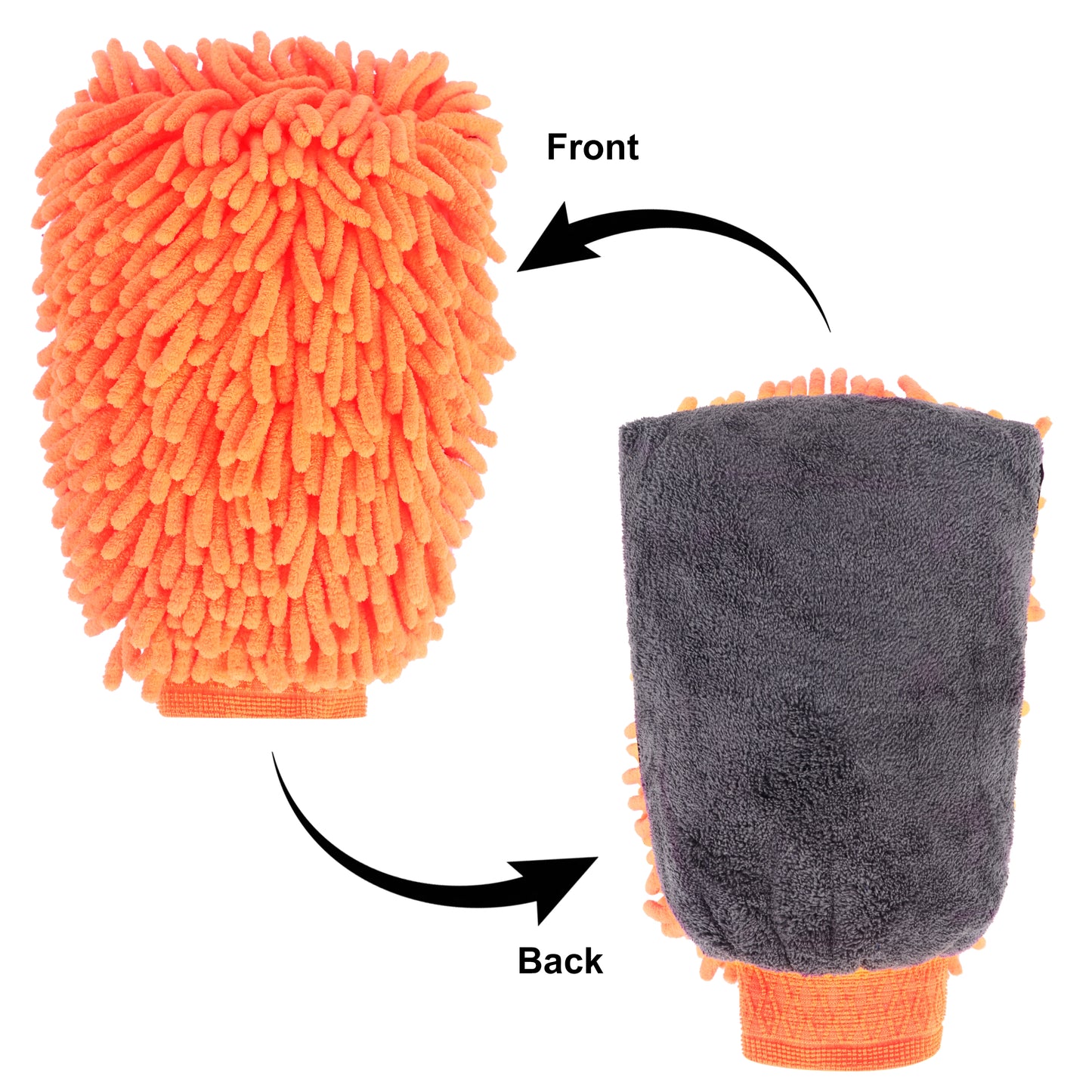 3XPRO Wash+silicone Car & Bike Shampoo (300ml) + Microfiber Wash Mitt | Thick Foam, Silicon Shine & Scratch-Free Cleaning{COMBO}