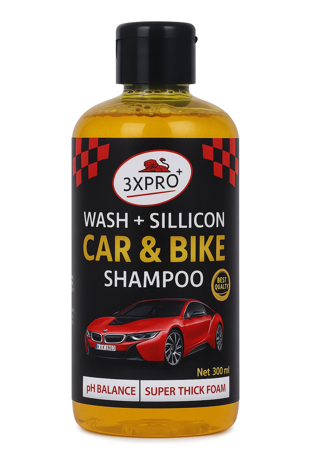 3XPRO Car wash Shampoo | High Foam for Deep Cleaning | Remove Tough Dirt |
