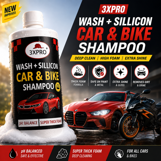 3XPRO Car wash Shampoo | High Foam for Deep Cleaning | Remove Tough Dirt |