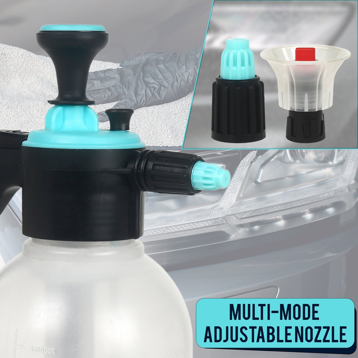 3XPRO 2L  Foam Sprayer for Car & Bike with Wash + Silicon Shampoo | Dense Foam