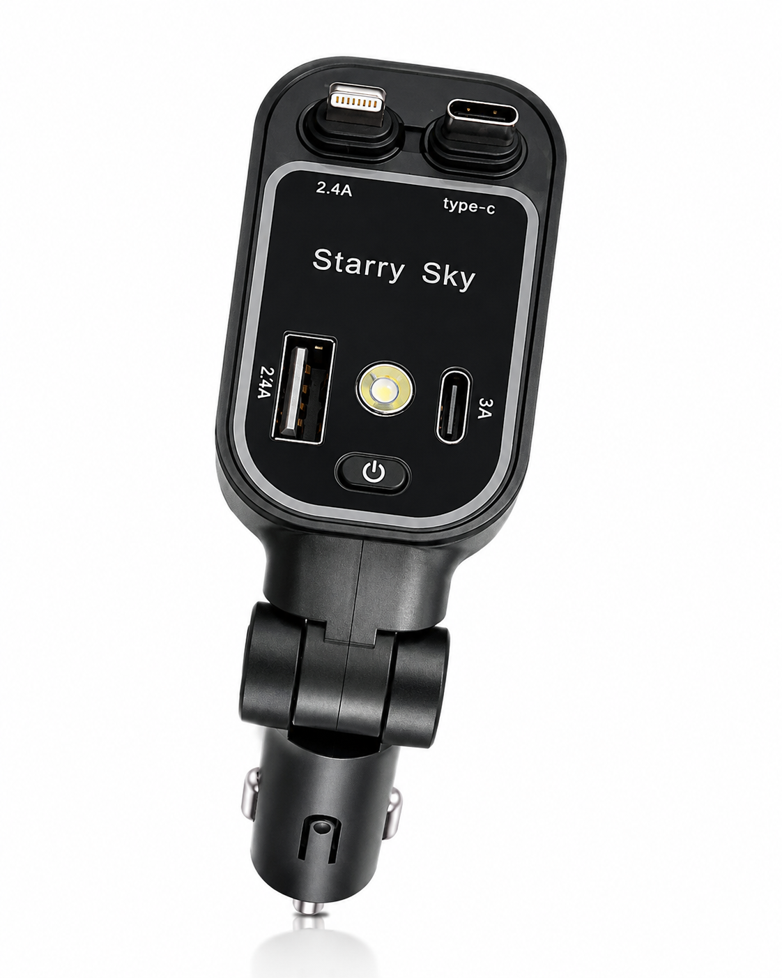 Turn Your Car Into a Starry Experience With 3XPRO Starry Sky 4-in-1 Fast Car Charger with Retractable Cables & Ambient Light