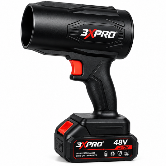 BIG POWER. SMALL MACHINE. 3XPRO 48V CORDLESS AIR BLOWER