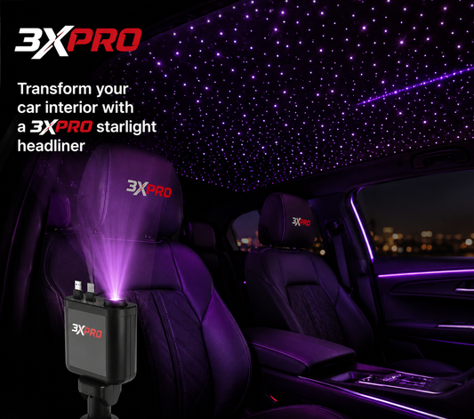 Turn Your Car Into a Starry Experience With 3XPRO Starry Sky 4-in-1 Fast Car Charger with Retractable Cables & Ambient Light